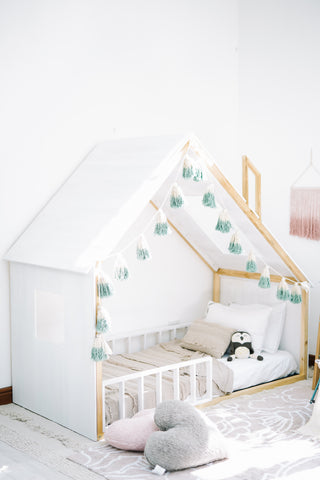 Add on features for the Asymmetrical House Bed with Chimney (made-to-order)