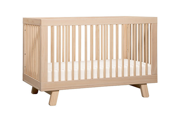 Hudson 3-in-1 Convertible Crib with Toddler Bed Conversion Kit (Natural)