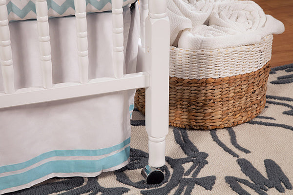 Jenny Lind 3-in-1 Convertible Crib (White) with Toddler Bed Conversion