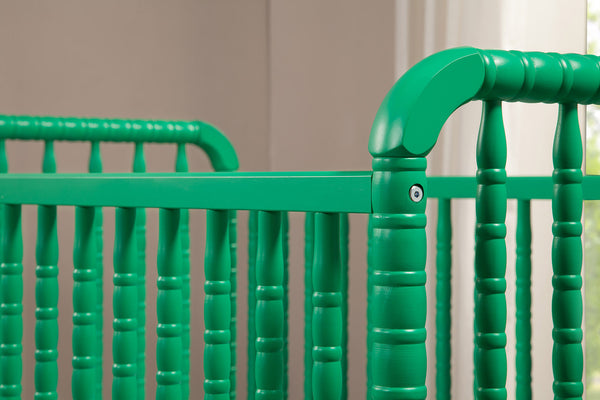 Jenny Lind 3-in-1 Convertible Crib with Toddler Bed Conversion Kit (Emerald)