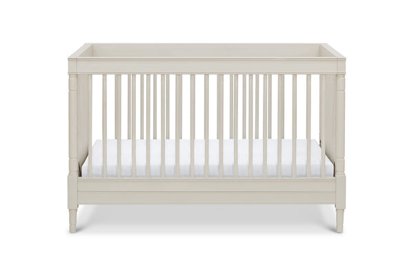 Franklin & Ben Everly 4-in-1 Convertible Crib with Toddler Bed Conversion Kit (Distressed White)