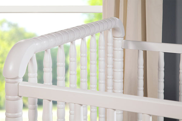 Jenny Lind 3-in-1 Convertible Crib (White) with Toddler Bed Conversion