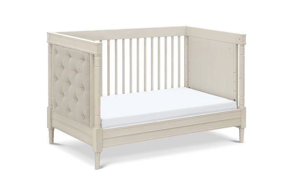 Franklin & Ben Everly 4-in-1 Convertible Crib with Toddler Bed Conversion Kit (Distressed White)
