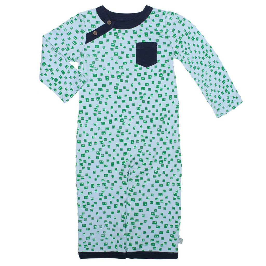 Robot Collection Convertible Gown in Robot Heads