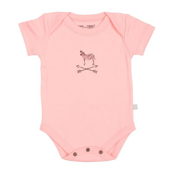 Miami Zoo Lap Bodysuit in Salmon Rose