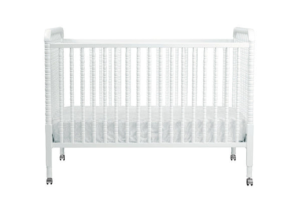 Jenny Lind 3-in-1 Convertible Crib (White) with Toddler Bed Conversion