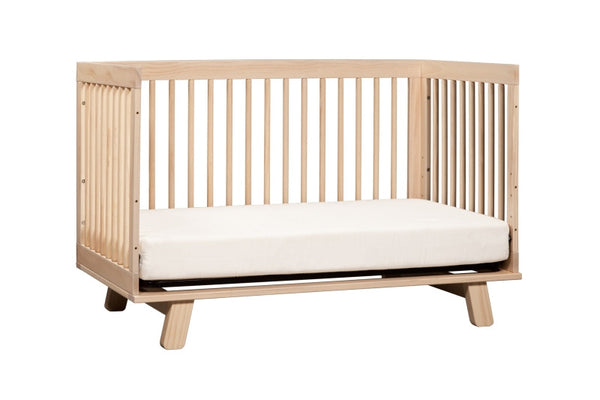 Hudson 3-in-1 Convertible Crib with Toddler Bed Conversion Kit (Natural)