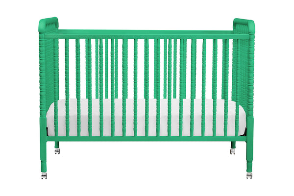 Jenny Lind 3-in-1 Convertible Crib with Toddler Bed Conversion Kit (Emerald)