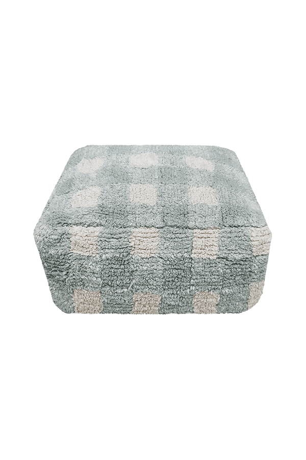 Lorena Canals Pouffe Vichy Blue Sage