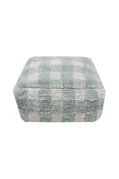 Lorena Canals Pouffe Vichy Blue Sage