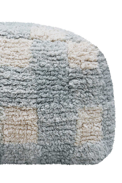 Lorena Canals Pouffe Vichy Blue Sage