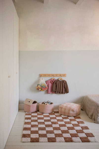 Lorena Canals Pouffe Vichy Rose
