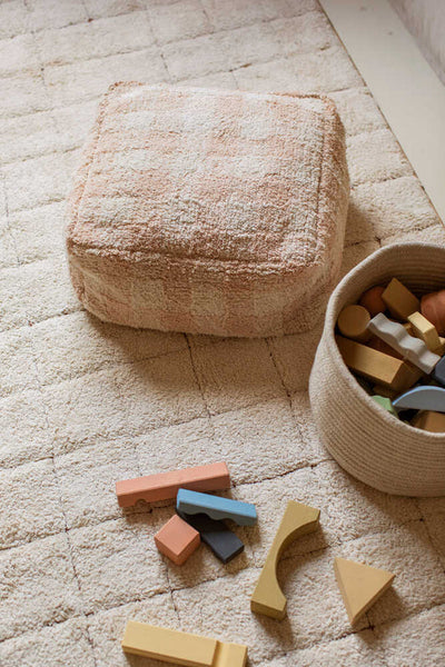 Lorena Canals Pouffe Vichy Rose