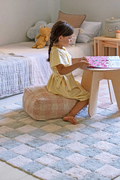 Lorena Canals Pouffe Vichy Rose