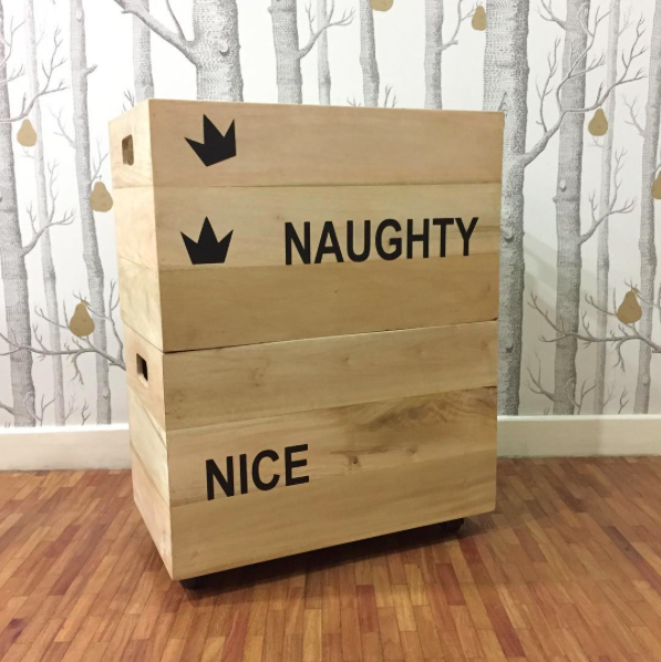 Made to Order Wheeled Wooden Toy Crates