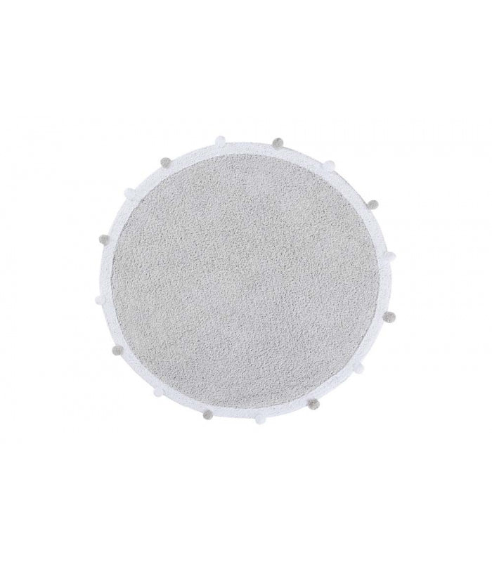 Lorena Canals Bubbly Soft Grey Washable Rug