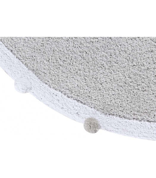 Lorena Canals Bubbly Soft Grey Washable Rug