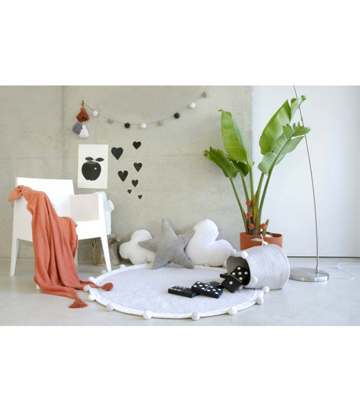 Lorena Canals Bubbly Soft Grey Washable Rug