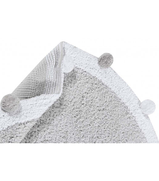 Lorena Canals Bubbly Soft Grey Washable Rug