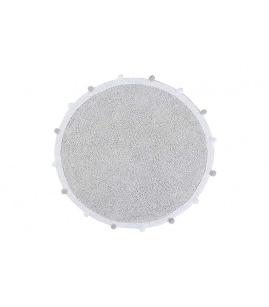 Lorena Canals Bubbly Soft Grey Washable Rug