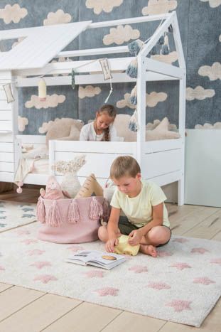 Lorena Canals Stars Natural - Nude Washable Rug