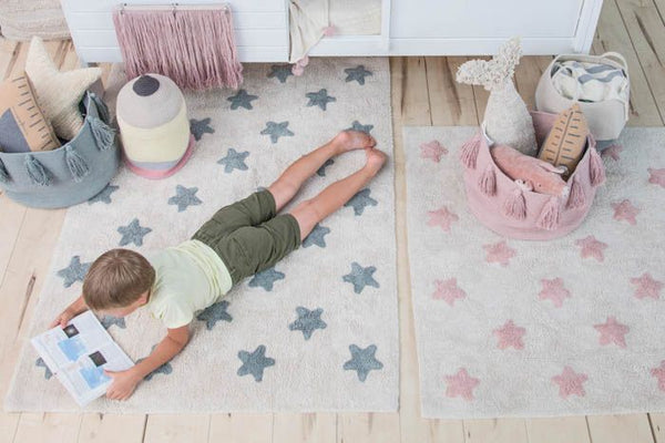 Lorena Canals Stars Natural - Nude Washable Rug