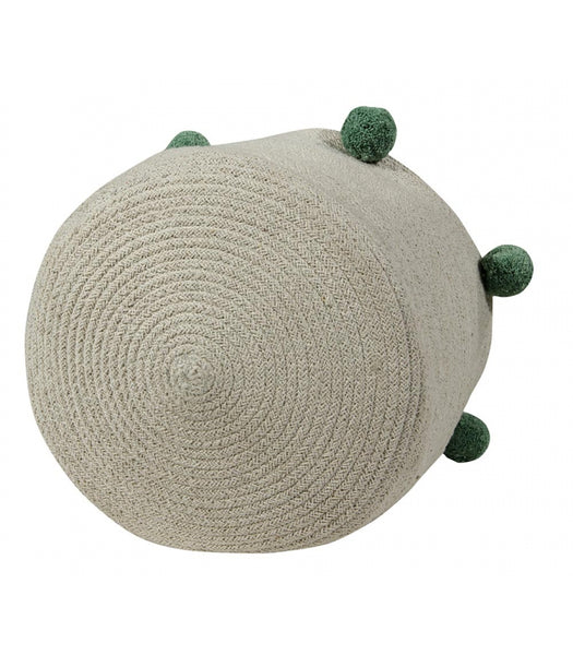 Lorena Canals Bubbly Natural Green Basket