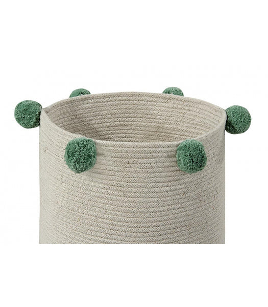 Lorena Canals Bubbly Natural Green Basket