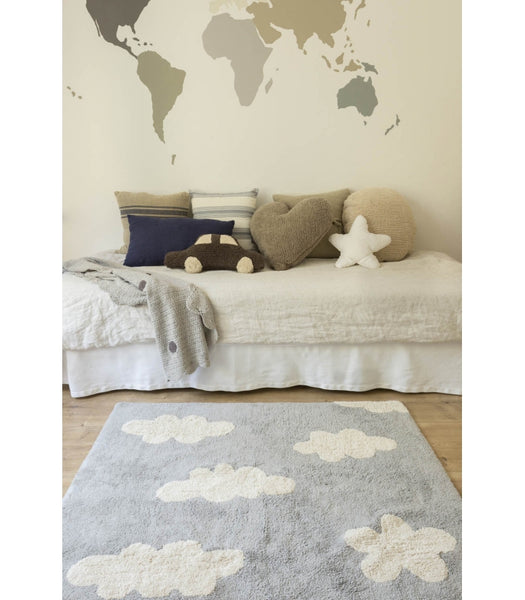 Lorena Canals Clouds Grey Washable Rug