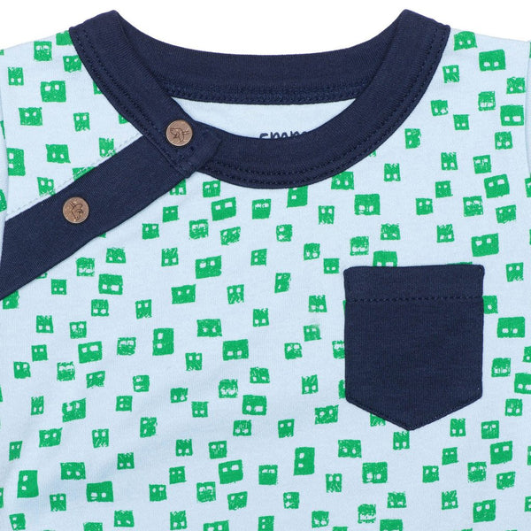 Robot Collection Convertible Gown in Robot Heads