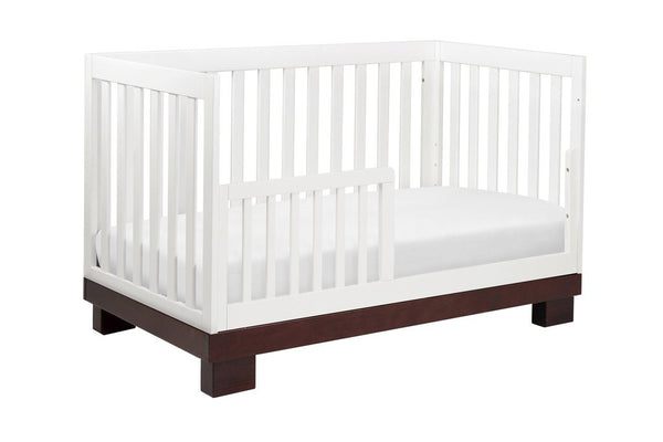 Modo 3-in-1 Convertible Crib with Toddler Bed Conversion Kit (Espresso/White)