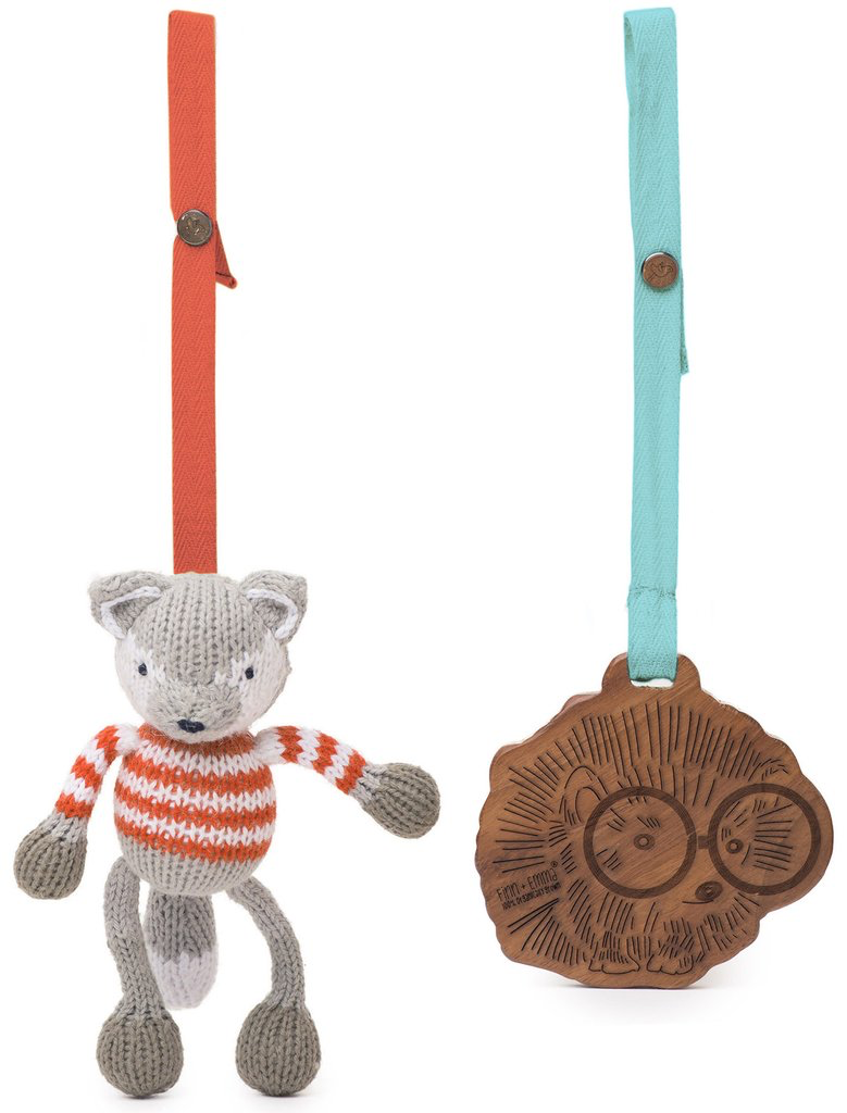 Woodland Collection 2 pc. Stroller Set - Finley Fox & Carter Hedgehog,