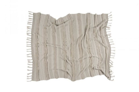 Lorena Canals Air Dune White Blanket