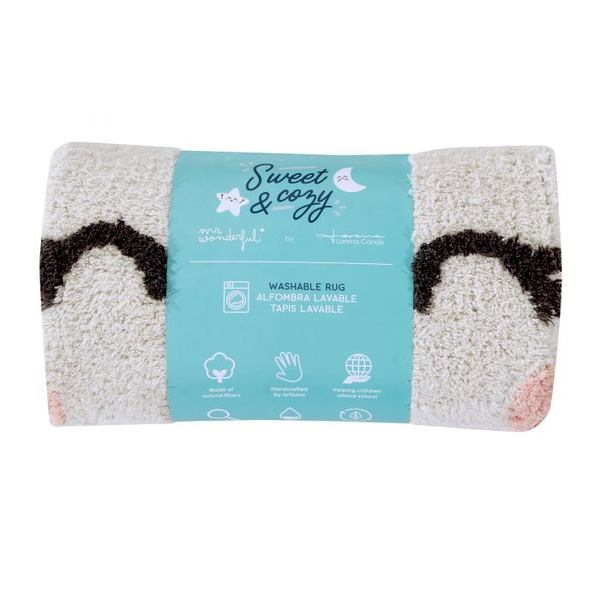Lorena Canals Mr Wonderful Smile Like a Llama Washable Rug