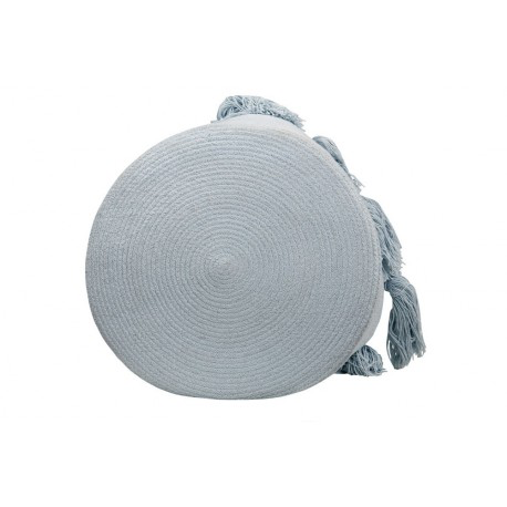 Lorena Canals Tassels Soft Blue Basket