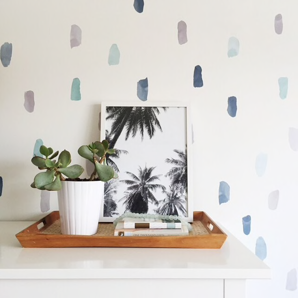 Water Color Paint Strokes (Blues or Pinks or Purple-Blues)