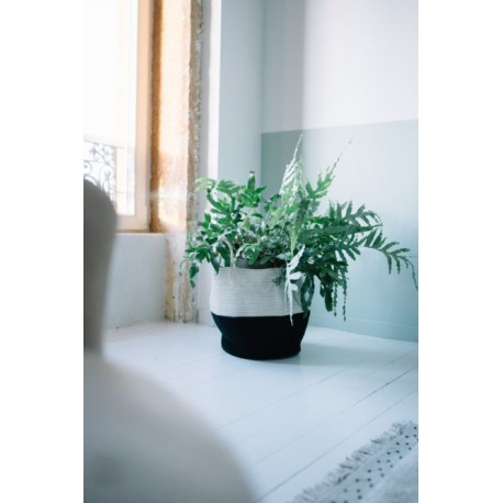 Lorena Canals Zoco Black - Natural Basket