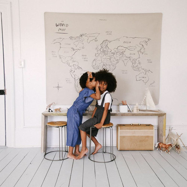 Gathre World Map Leather Mat - Midi+