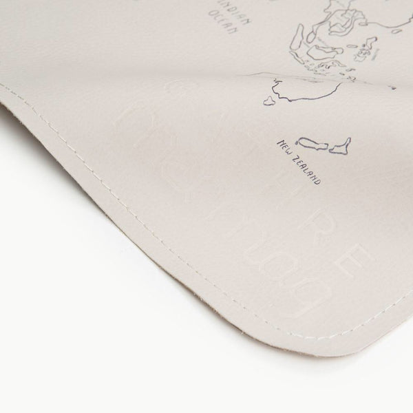 Gathre World Map Leather Mat - Mini+