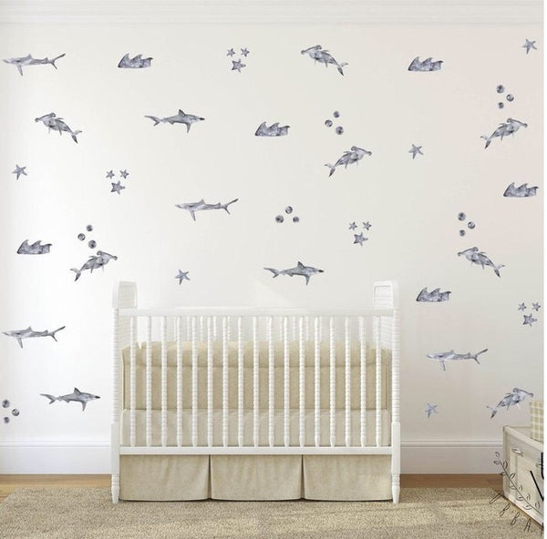 Little Sharks (Blue or Grey)