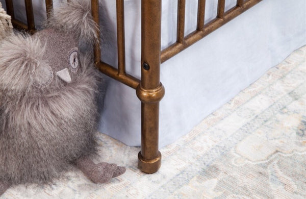 Abigail 3-in-1 convertible crib (Vintage Gold) with toddler rail