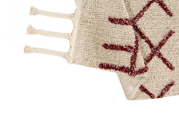 Lorena Canals Bereber Burgundy Rug (2 sizes)