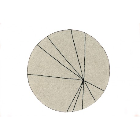 Lorena Canals Trace Beige Washable Rug
