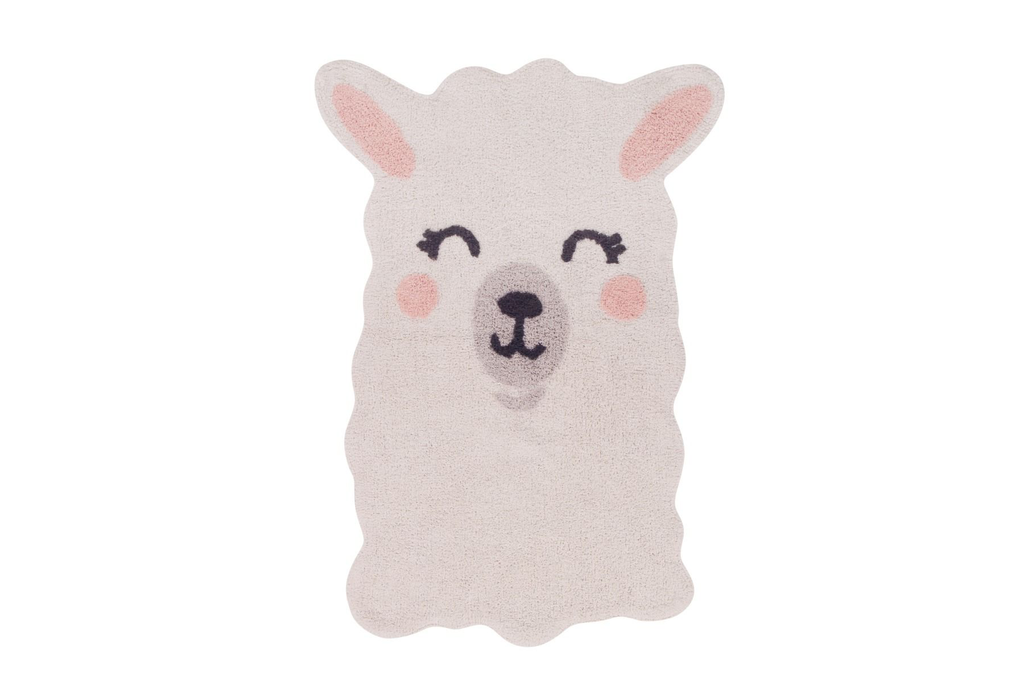 Lorena Canals Mr Wonderful Smile Like a Llama Washable Rug
