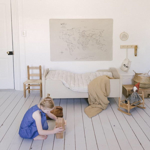 Gathre World Map Leather Mat - Mini+