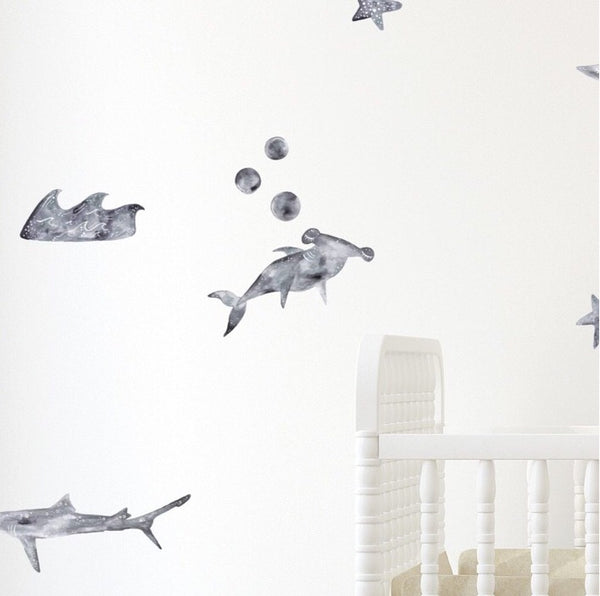 Little Sharks (Blue or Grey)