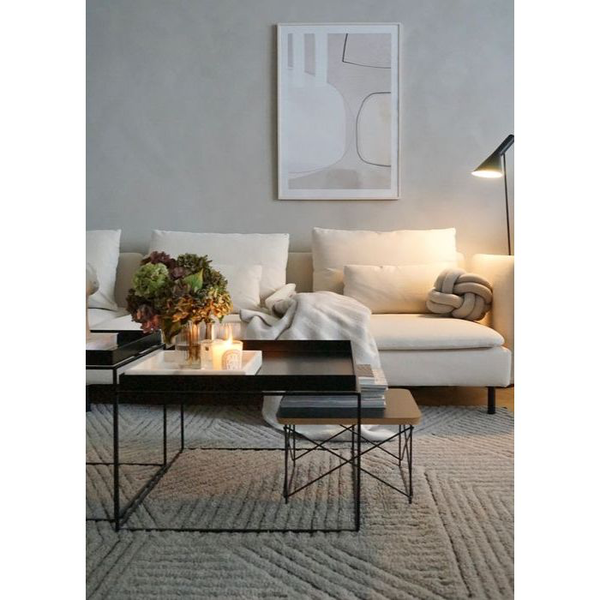 Lorena Canals Woolable Golden Coffee Washable Rug (w/ non-slip underlay)