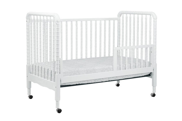 Jenny Lind 3-in-1 Convertible Crib (White) with Toddler Bed Conversion