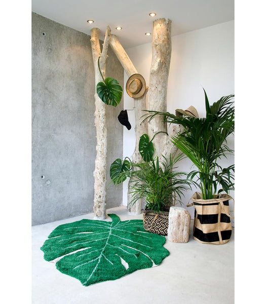 Lorena Canals Monstera Leaf Washable Rug