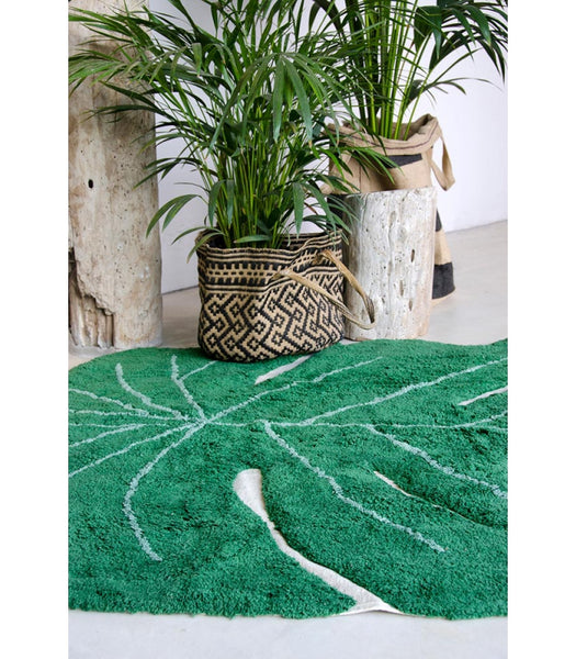 Lorena Canals Monstera Leaf Washable Rug